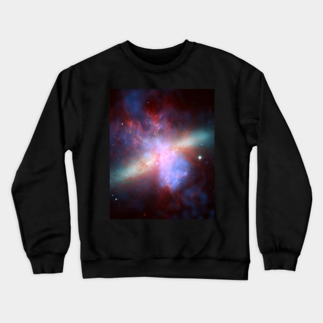 Spiral Galaxy Crewneck Sweatshirt by gruntcooker